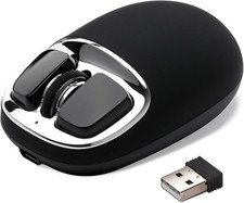 C1 Wireless Tri-Mode Wireless Mouse 4800 DPI Optical (Black Sliver) picture