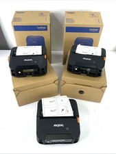 LOT 3x Brother RuggedJet RJ-4230B-L Mobile Thermal Printers Batteries +AC Bundle picture