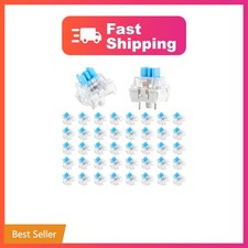 Keyboard Switches, 50 Pcs 3 PIN Blue Keyboard Clicker for 3D Prints | Replace... picture