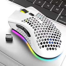 BM600 Wireless Mouse Luminescent Desktop Computer Laptop Universal Rechargable  picture