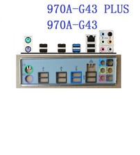 Backplate For MSI 970A-G43 PLUS, 970A-G43 Motherboard IO Shield plate i/o picture