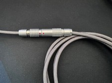 Custom USB-C Mechanical Keyboard Sleeved Slim Push/Pull Connector Cable - Silver picture
