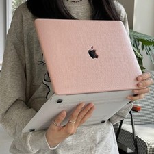 Pink Crocodile PU Leather Case Cover For MacBook Pro 14 15 16 MacBook Air 13 15 picture