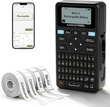 E11 Keyboard & Bluetooth Label Maker Machine with 4 Tapes picture
