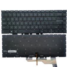 For MSI Modern 14 15 MS-14D3/14D2/14D1 MS-14DK MS-1551 Keyboard US White Backlit picture