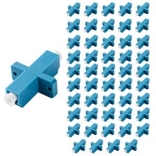 LCUPC Simplex Fiber Optical Adapter Cable Connector Wing Bracket 50 PCS picture