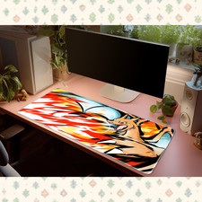 Pokemon Charizard Fire Blast Desk Mat Mouse Pad Anime Gaming Large picture
