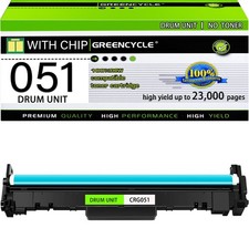 Greencycle 051 CRG051 1PK Compatible Replacement Canon 051 Drum Cartridge picture