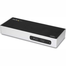 StarTech.com Laptop Docking Station, USB 3.0 Dual Monitor with HDMI and DVI/VGA, picture