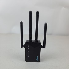 Hyzom RPT-002 WiFi Repeater Range Extender 2.4GHz 4 Antennas 2 LAN Black picture