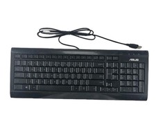 Asus Wired USB Keyboard KB73211 P/N 0k001-001900DP Black Open Box picture