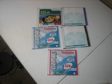 NOS-  LOT OF 5 MIXED CD-R DISKS- 3 VERBATIM AND 2 MAXELL DISKS picture