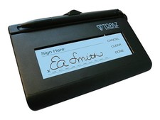 Topaz SignatureGem T-LBK462-HSB-R 1X5 Backlit LCD Signature Capture Pad USB Conn picture