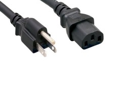 3' AC Power Cord for Dell PowerSwitch N3024EF-ON N3024EP-ON N3024ET-ON Cable picture