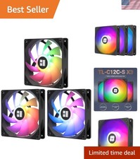 High-Performance 120mm ARGB Fan, 4-Pin PWM Control, Quiet Operation (3-Pack) picture