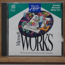 Microsoft Works 3.0 for Windows Cd-rom OEM w/ Money 3.0 Vintage Software picture