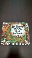 New Tingle Heart inspirational computer mouse pad with pic Be brave enough.. picture