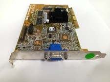 Asus AGP-V3800M/32M 32MB AGP Video VGA Graphics Card 5185-5340 Gaming retro picture