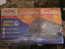 APC Battery Backup 350VA 200 Watt 8 Power Outlets ES series Model BE350R picture