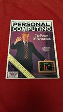 December 1985 PERSONAL COMPUTING magazine The Power Of Persuasion picture