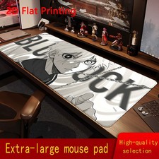 1pc Black and White Chain Pattern Mouse Pad, Suitable for Gaming, Office Desk, picture