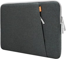15-Inch Laptop Sleeve, Waterproof Shockproof Case for MacBook Air/Pro, Dark Grey picture