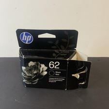 HP 62 Black Ink Cartridge C2P04A Exp: 01/28 picture