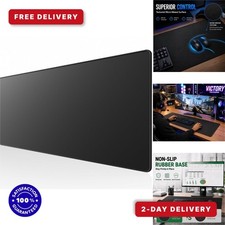 KTRIO XL Gaming Mouse Pad Desk Mat 31.5 x 11.8 Black Non-Slip picture