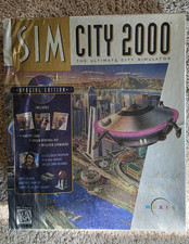 Vintage SimCity 2000 Special Edition PC CD-ROM Maxis Big Box Complete picture