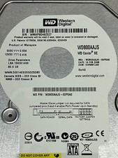 WDC WD800AAJS -  80GB 7200 RPM  SATA 3.5