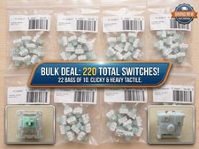 NovelKeys Kailh Box Jade Mechanical Clicky Keyboard Switches Lot 220 New 3-Pin  picture