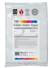 Printable Edible Wafer Paper Sheets by Watson & Webb (0.35 mm, 25 Sheets) Vegan, picture