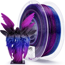 ZIRO Fast Color Change Twinkling PLA, 1.75Mm 3D Printing Filament, Galaxy picture