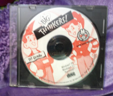 Big Thinkers First Grade PC MAC CD ROM fractions time phonics geography picture