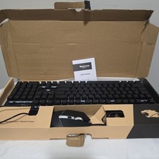 Genuine IBUYPOWER SA2210 RGB Light Up Gaming Keyboard & Mouse Combo NEW Open Box picture