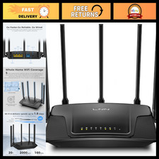 WiFi 6 AX3000 Router - High-Speed Internet, No App Needed, Easy Setup picture