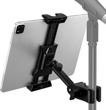 Tablet Holder for Microphone Stand, Ipad Clip Mount for Sheet Music Stand picture