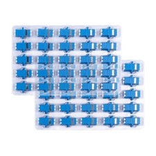 100 Pack LC/UPC Duplex Singlemode Fiber Optic Coupler - LC Duplex Singlemode ... picture