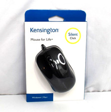 Kensington Wired USB Mouse for Life Left/Right Black (K72110US) New Never Opened picture