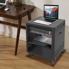 12U Network & Stereo Rack Rolling Server Rack Open Cabinet with Caster Wheels picture