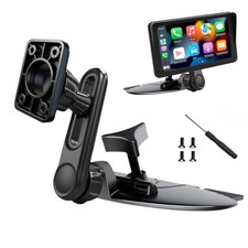 Epronic Extended CD Slot Mount for CarPlay Screen with Screws black picture
