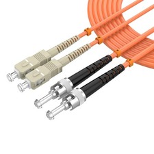 lidkew SC/UPC to ST/UPC Fiber Patch Cable, 15M picture