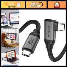 10FT Right Angle USB C Monitor Cable, 8K@30Hz, 5K/4K@60Hz, High-Speed Display Ca picture