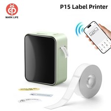 MarkLife P15 Thermal Label Printer Bluetooth Wireless Portable Sticker Maker 15m picture