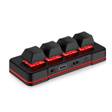 Mini Keypad USB Wired & Bluetooth Wireless Keyboard, Programmable for Gaming & O picture
