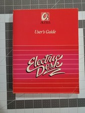 Vintage Electric Desk User's Guide Alpha Software Corporation Book picture