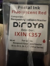 Diroya Standard Capacity RED Ink Cartridge IXINK357 For Neopost Quadient Hasler picture