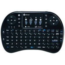 iClever 2.4GHz Mini Wireless Black Keyboard KeyPad with Mouse Touchpad w/ Dongle picture