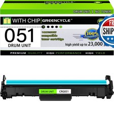Greencycle 051 CRG051 1PK Compatible Replacement Canon 051 Drum Cartridge picture