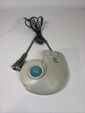 Vintage Logitech T-CD2-6F Wired Trackball Trackman Stationary Mouse With Adapter picture